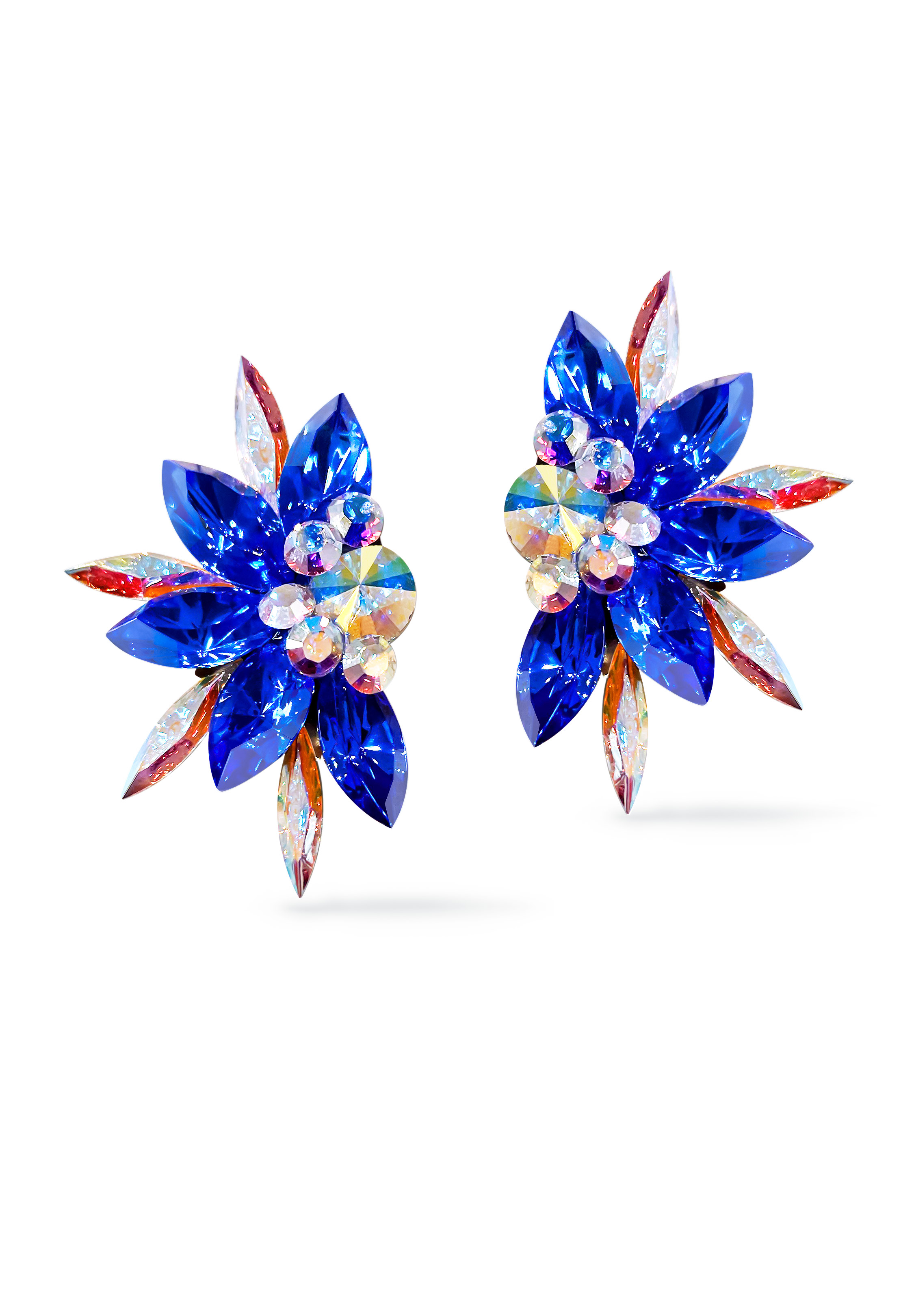 Rhinestone Earring 2054 SPCAB-Sapphire
