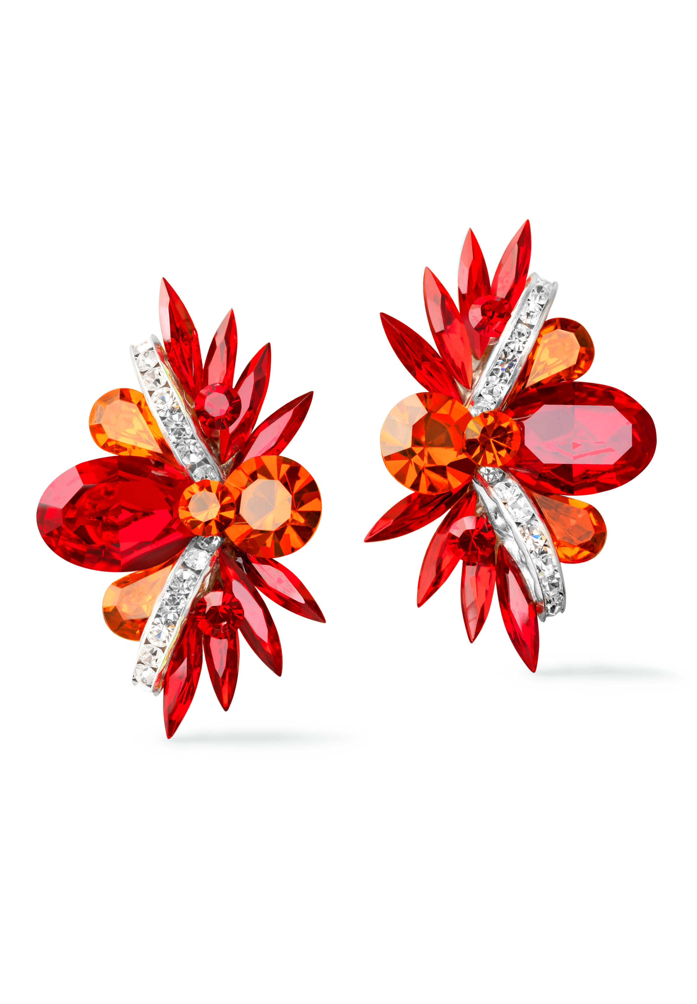 Rhinestone Earring 2067 SC-Siam