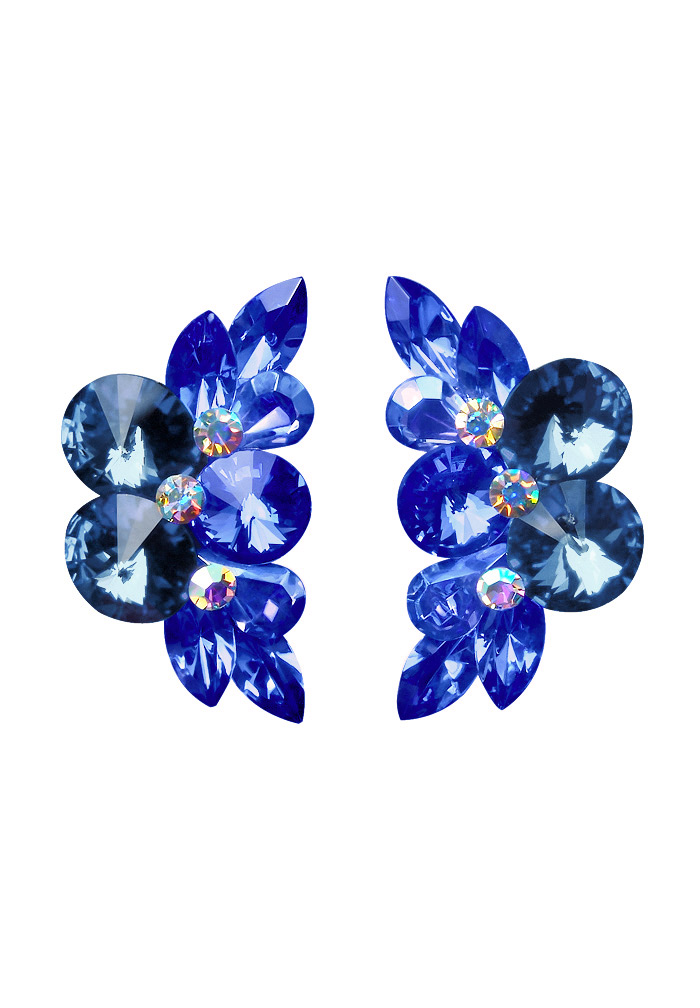 Rhinestone Earring CH22 MTSPCAB-Montana