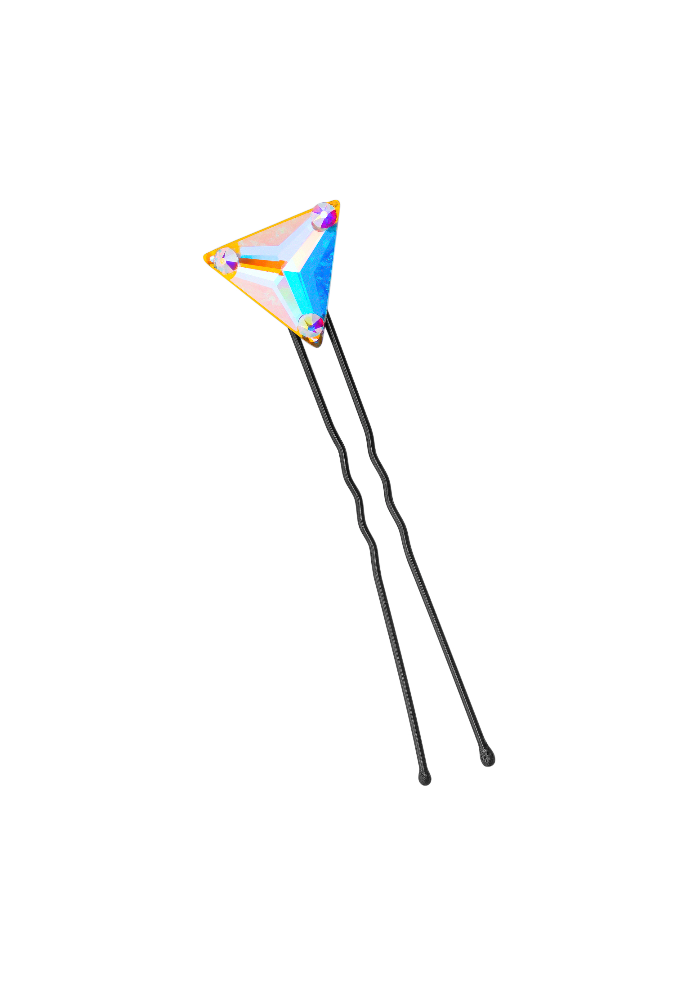 Candra Triangle Crystal Hair Pins PI-357S-Crystal AB
