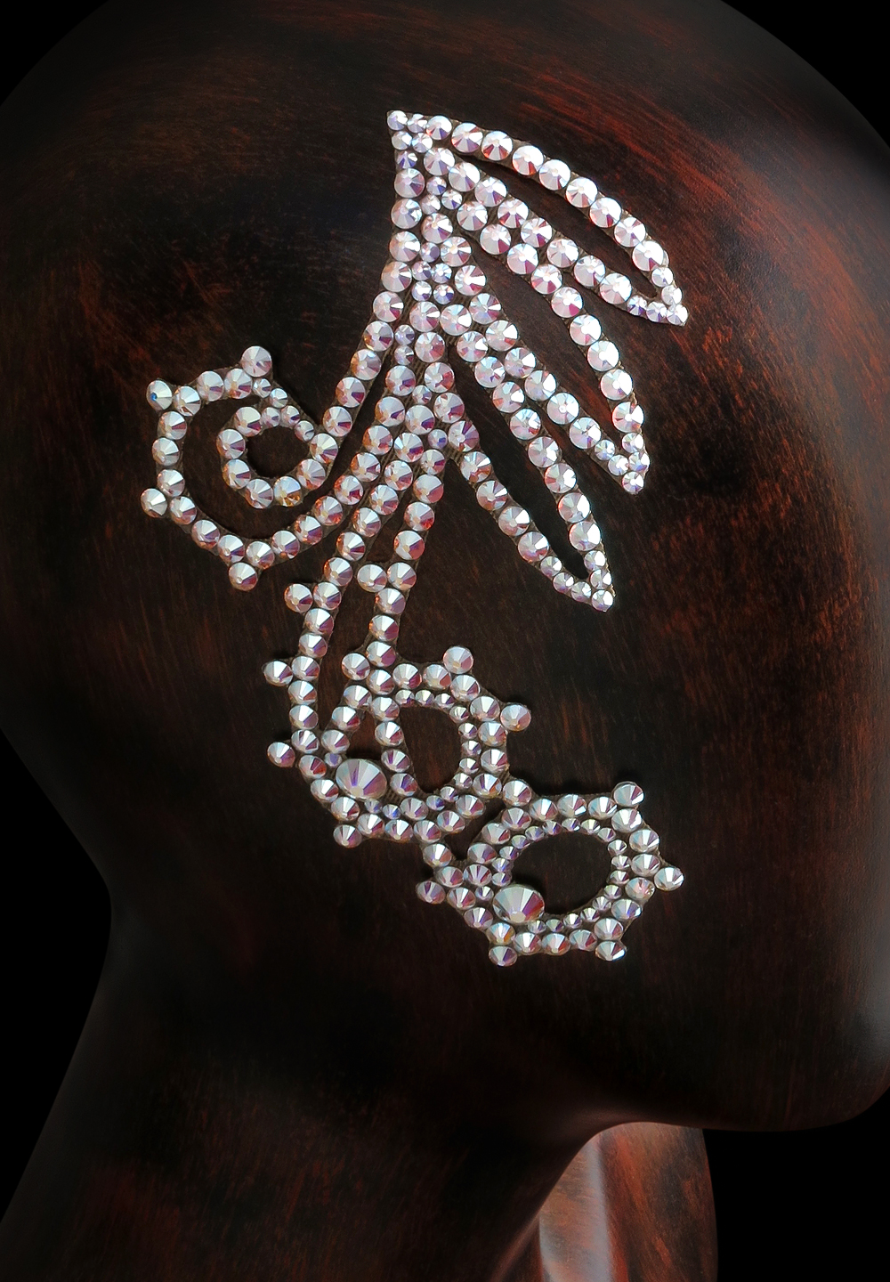 Verona Rhinestone Hairpiece HP-105-Crystal AB