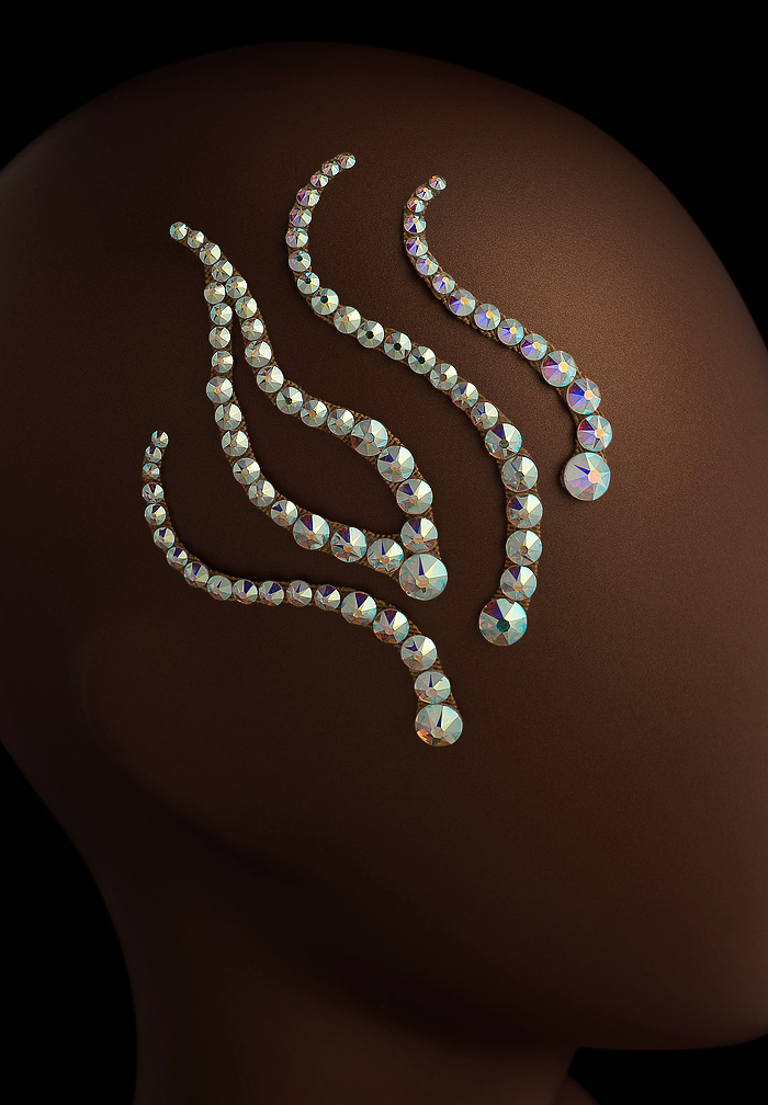 Verona Rhinestone Strips SD-308-Crystal AB