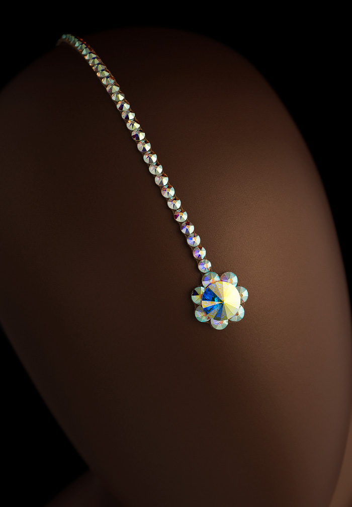 Verona Rhinestone Headpiece HD-366-Crystal AB