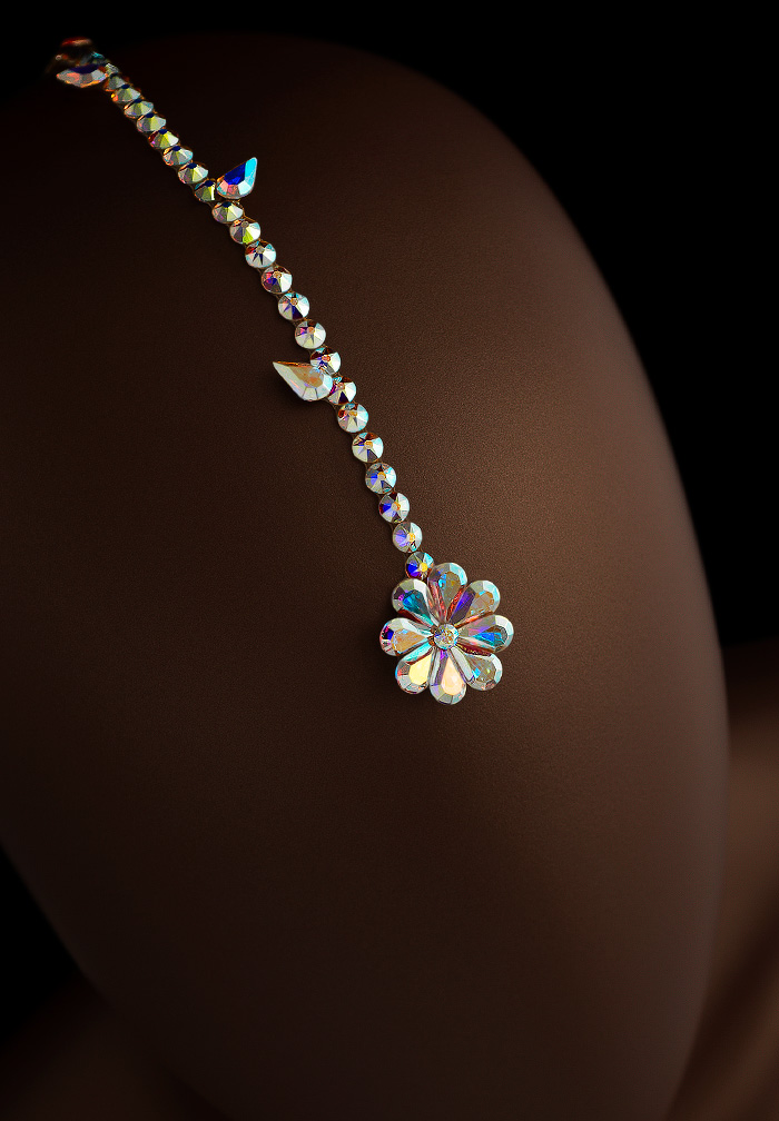 Verona Rhinestone Headpiece HD-367-Crystal AB