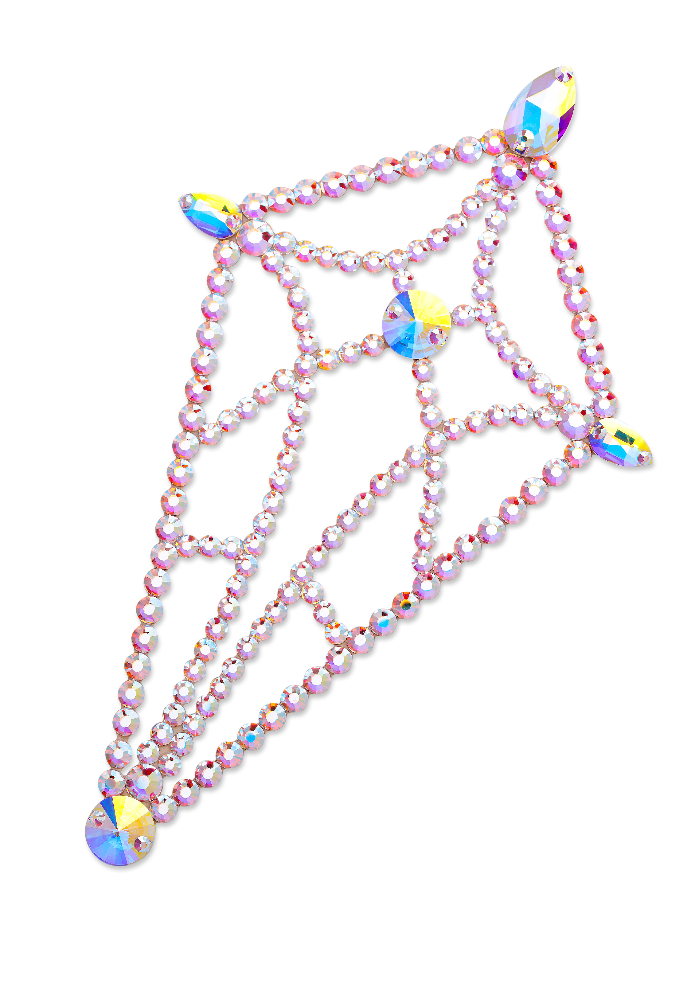 Verona Rhinestone Hairpiece HP-396-Crystal AB