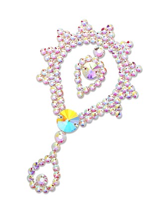 Verona Rhinestone Hairpiece HP-399-Crystal AB
