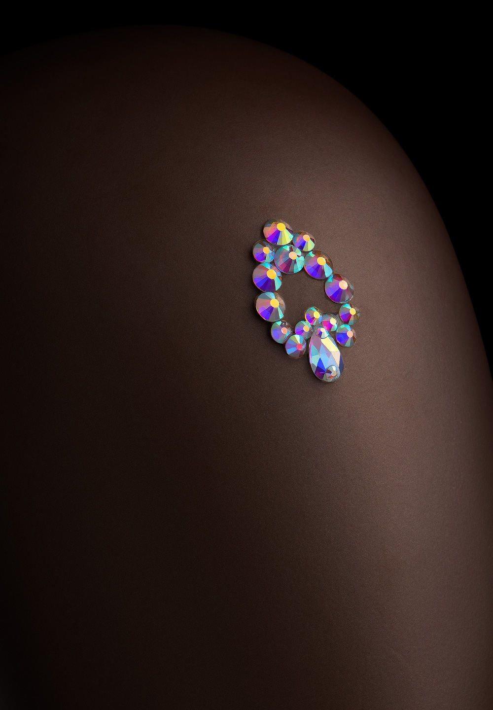 Verona Rhinestone HairDeco SD-905-Crystal AB