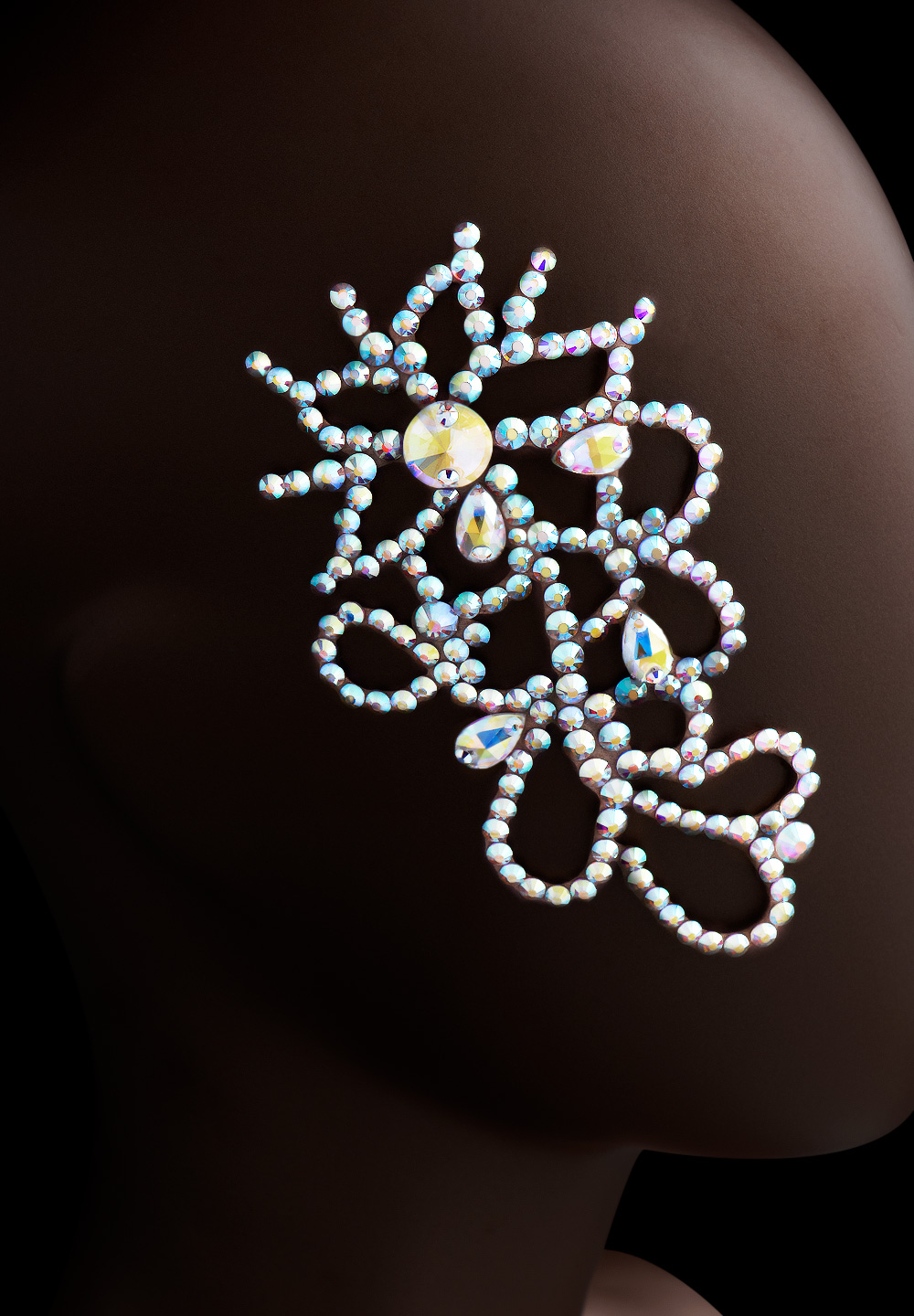 Verona Rhinestone Hairpiece HP-913S-Crystal AB