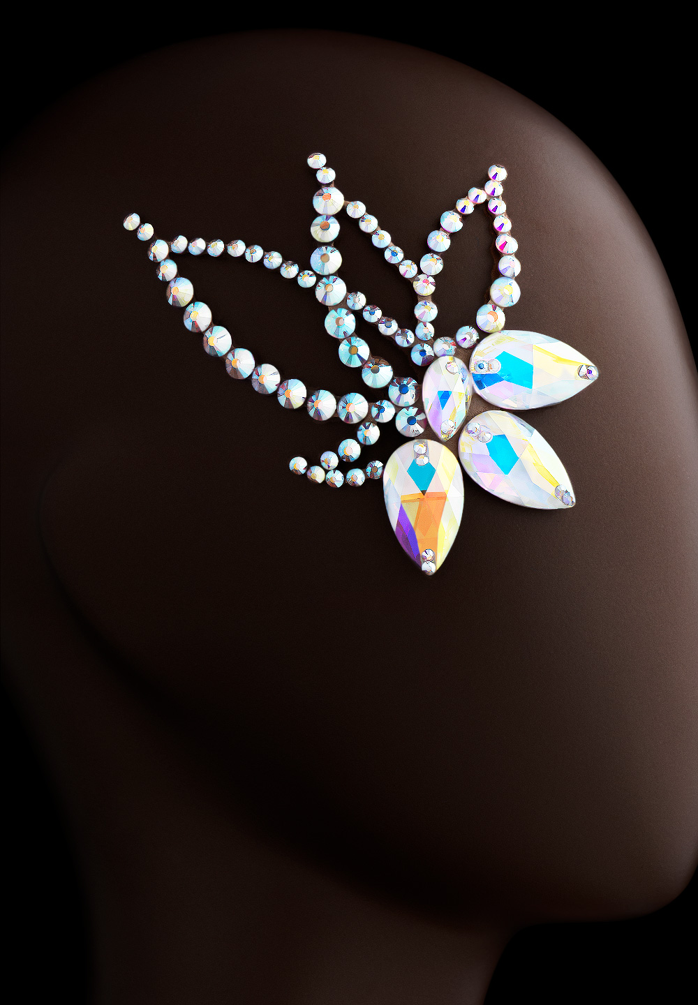 Verona Rhinestone HairDeco SD-914-Crystal AB