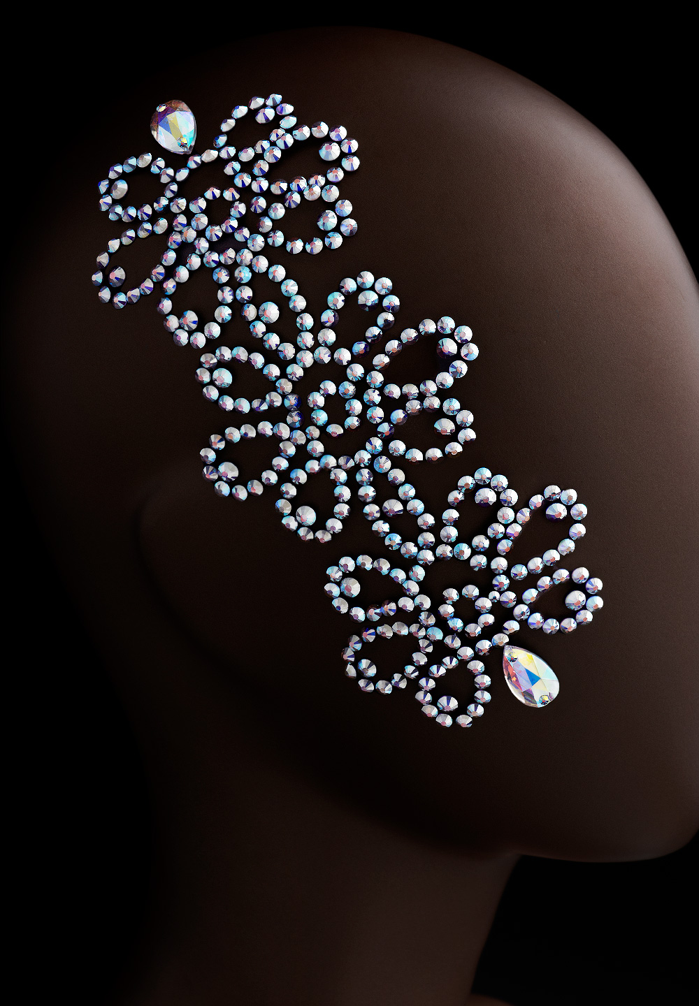 Verona Rhinestone Hairpiece HP-916-Crystal AB