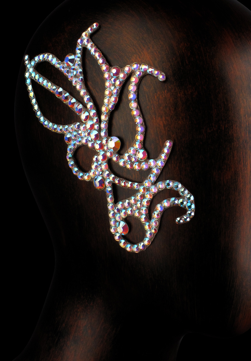 Verona Rhinestone Hairpiece HP-11-Crystal AB