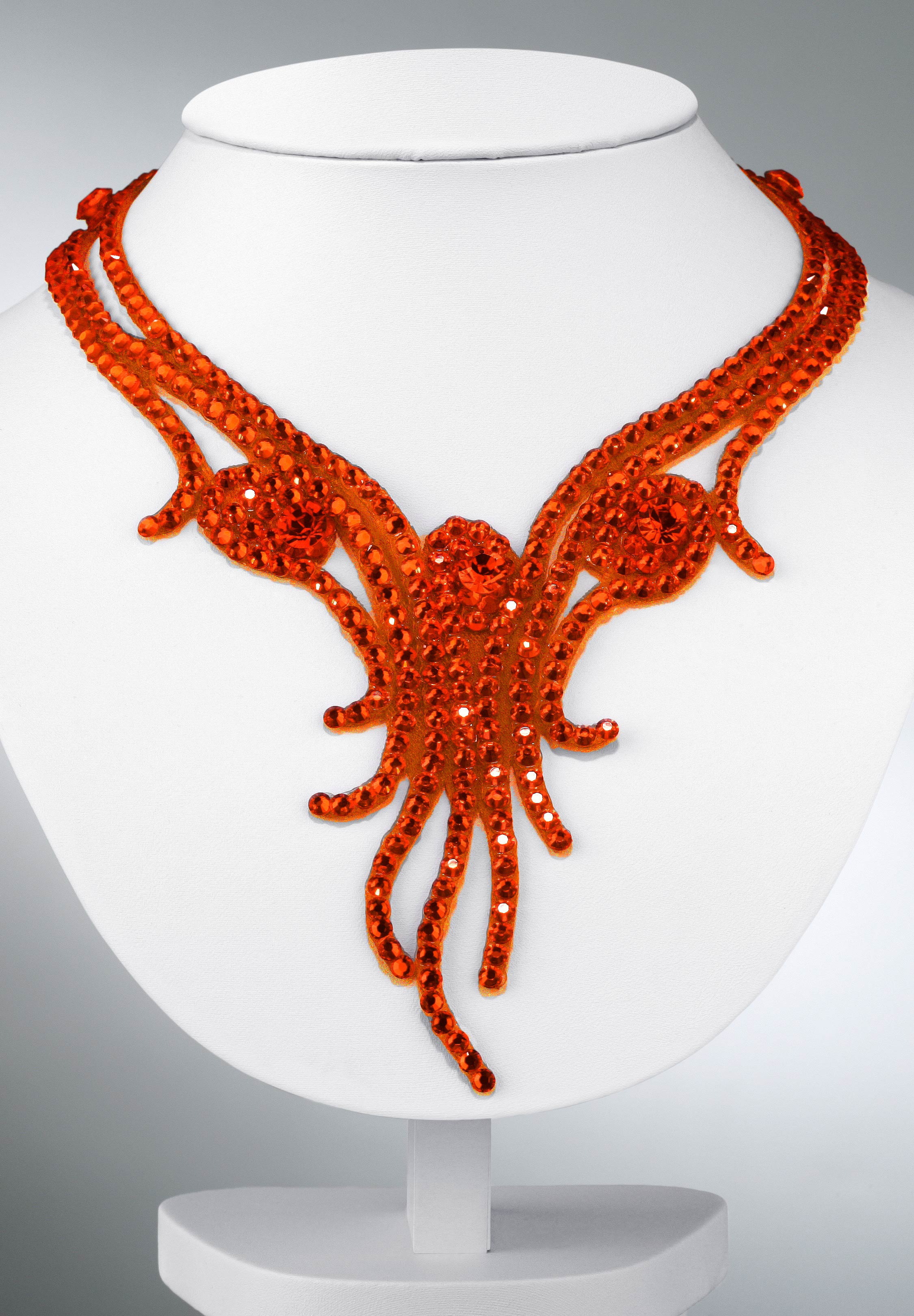 Zdenka Arko Hyacinth Crystallized Necklace NC11005-07-Hyacinth