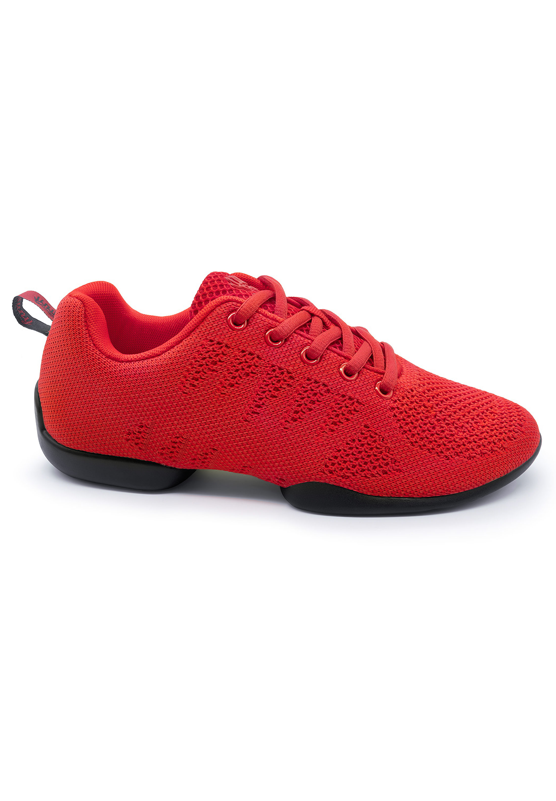 Anna Kern 190 Ladies Dance Sneakers-Red Knit
