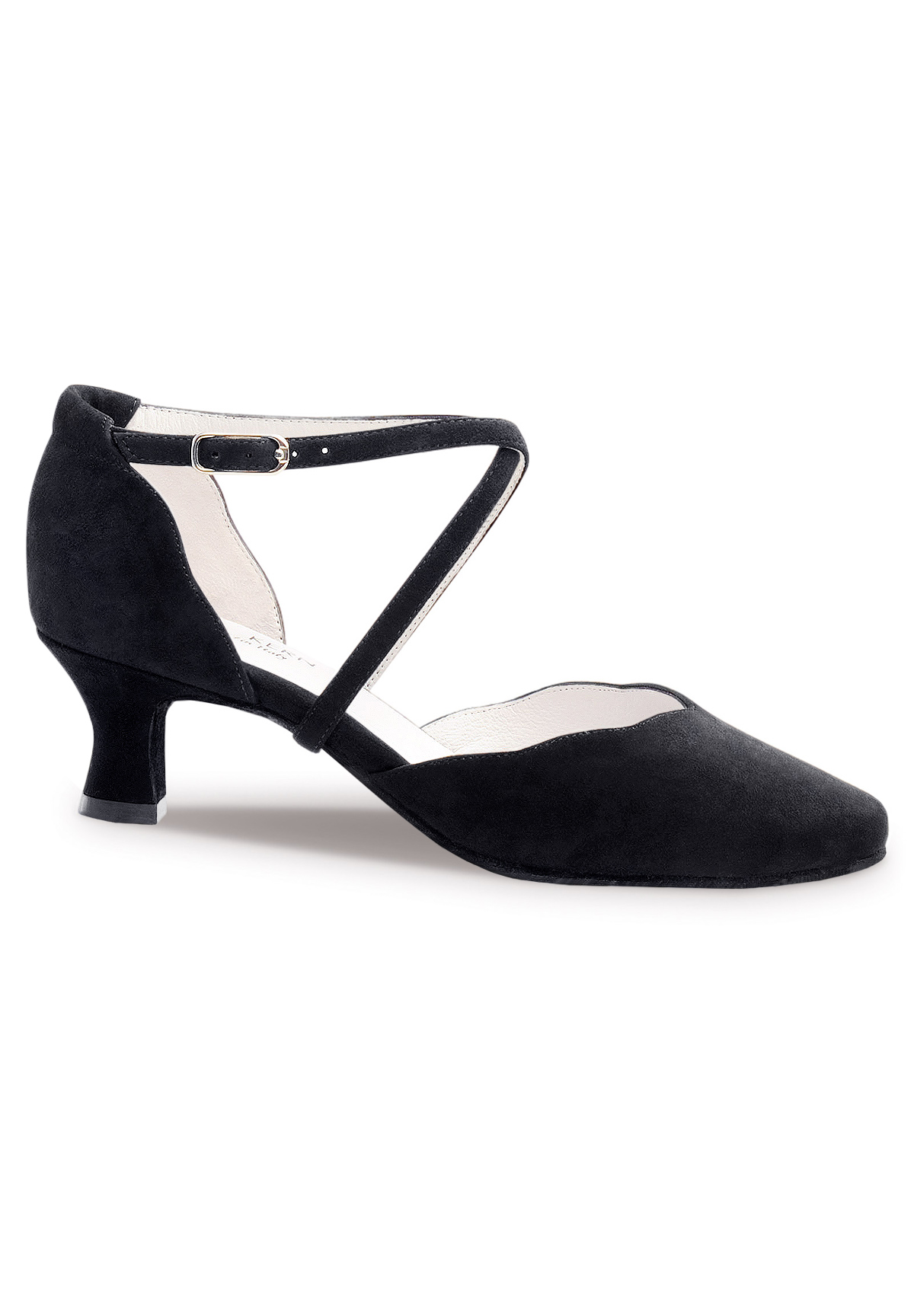 Anna Kern Denise 572-50Social Dance Shoes-Black Suede
