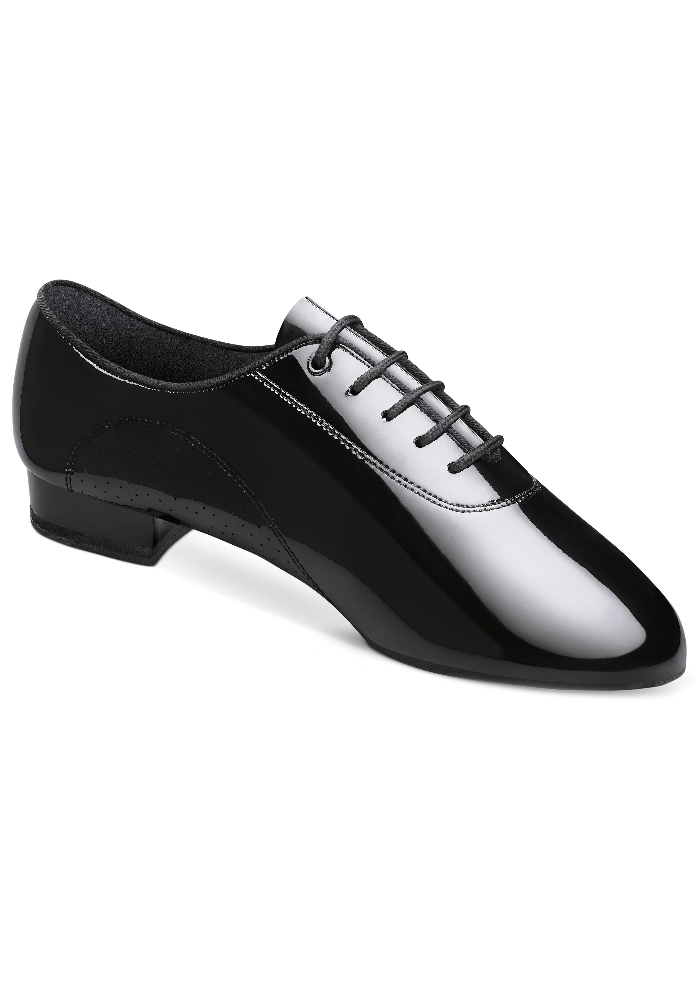 Dance America Denver Mens Ballroom Shoes-Black Patent