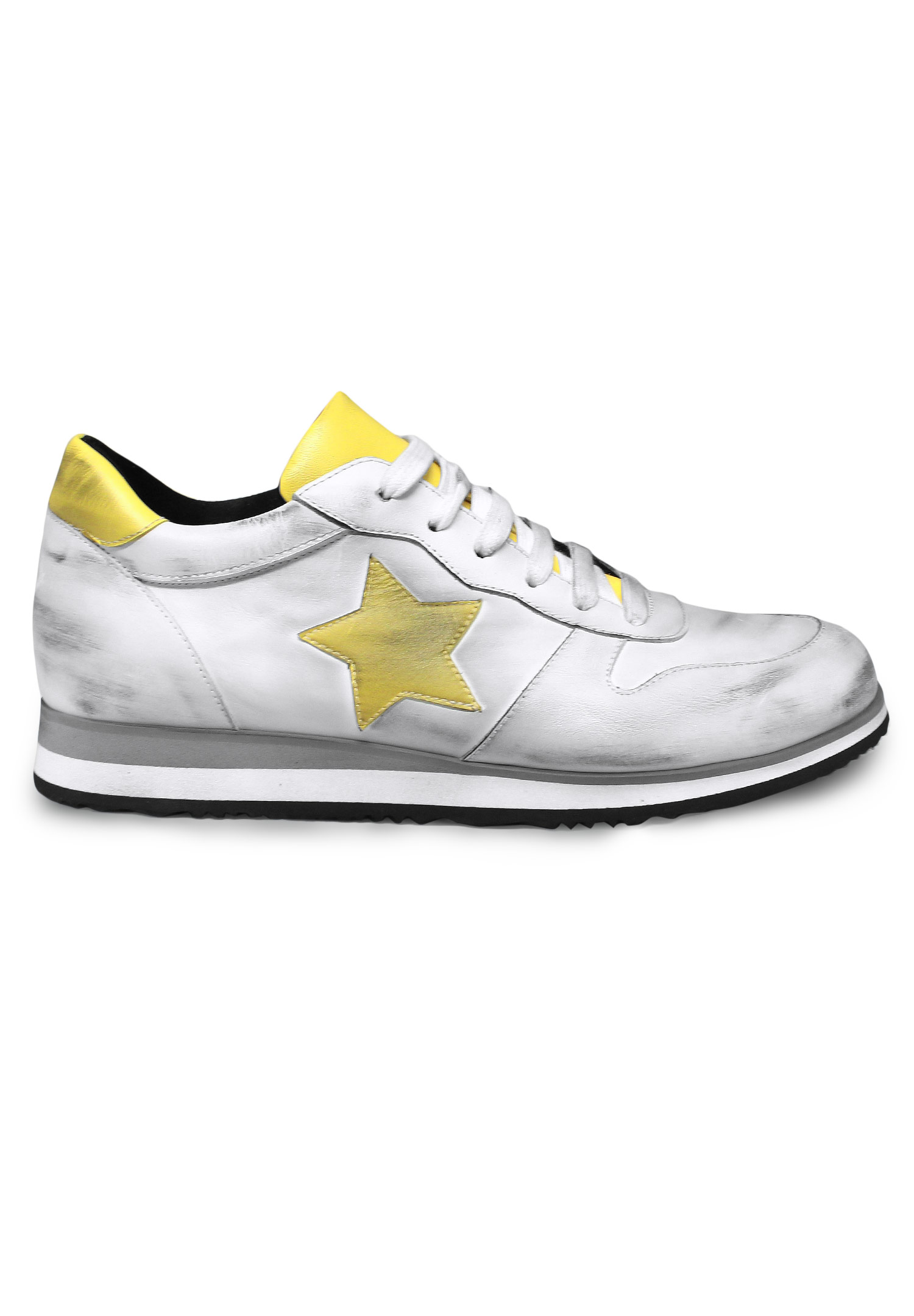 Dance Naturals Celeste Art. 142-White/Yellow Leather