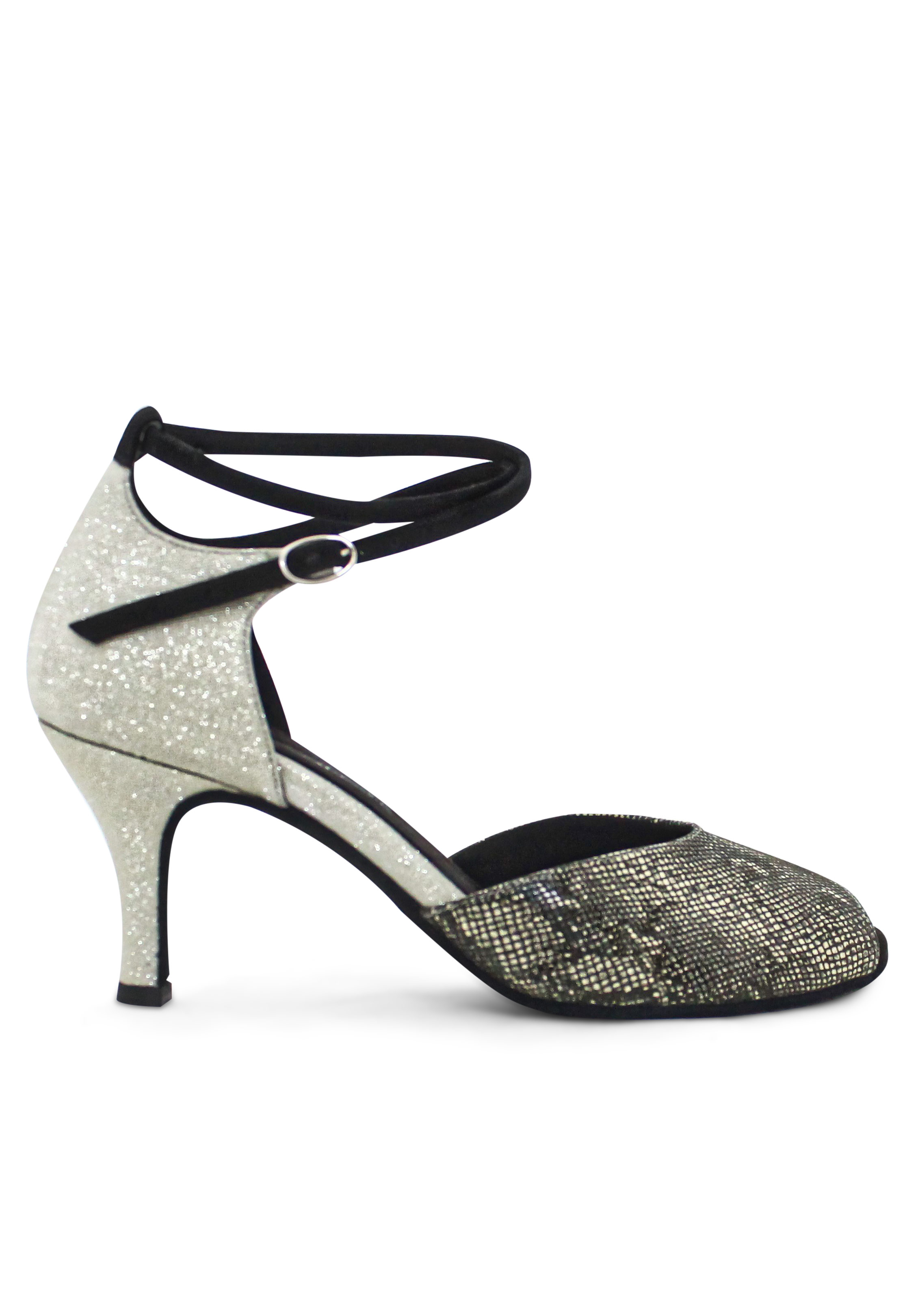 Dance Naturals Ciaccola Art. 79-Python Printed/Champagne Microglitter