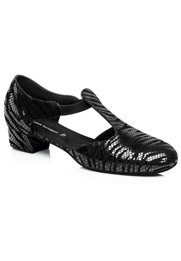 Dance Naturals Caorlina Art. 82-Black Suede Print
