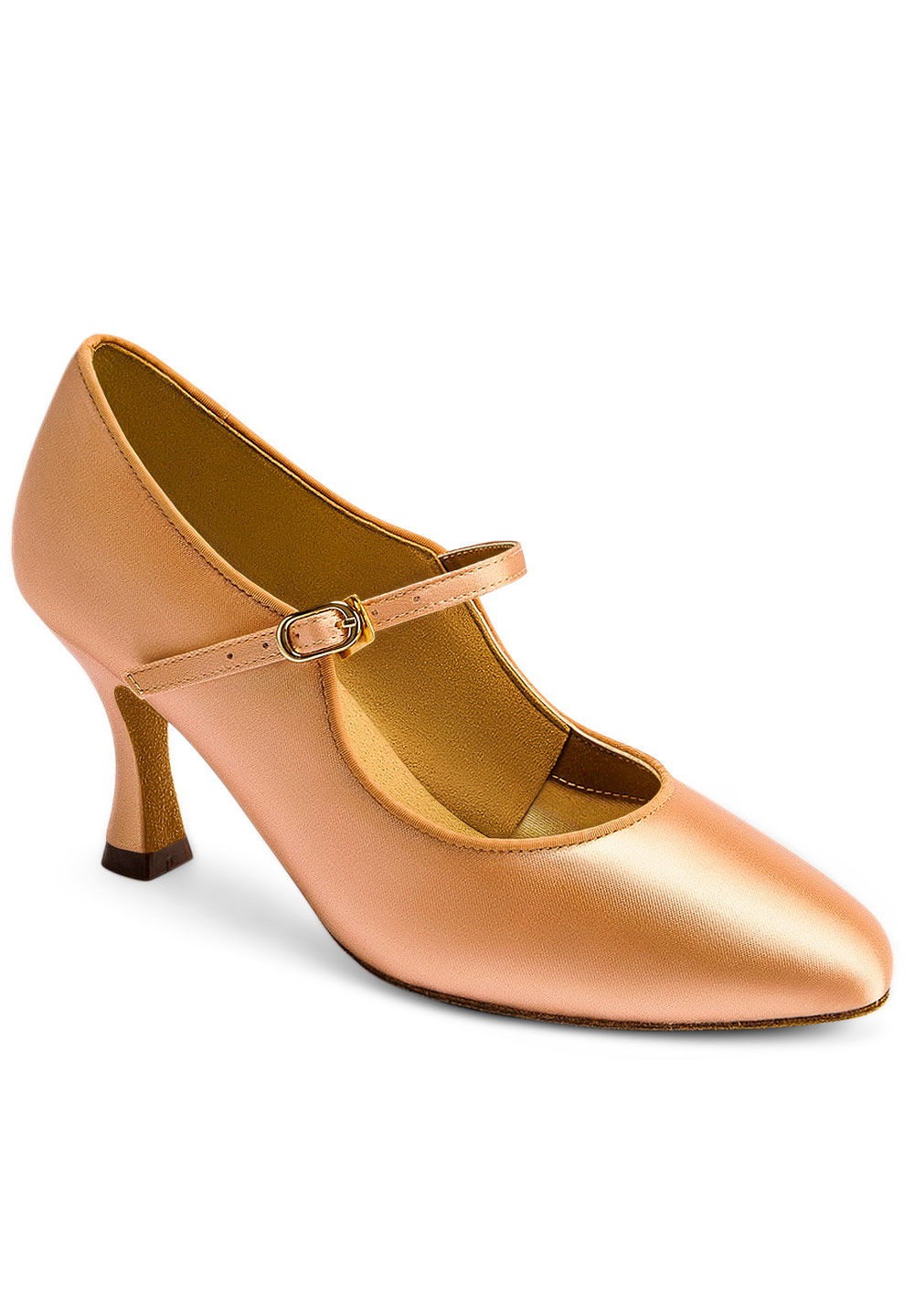 Dansport by International C2005 Ballroom Dance Shoes-Flesh Satin