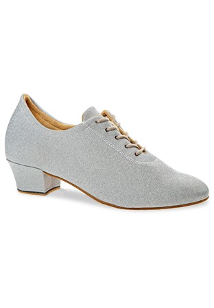 Diamant Ladies Practice Shoes 199-034-002-Silver Glitter