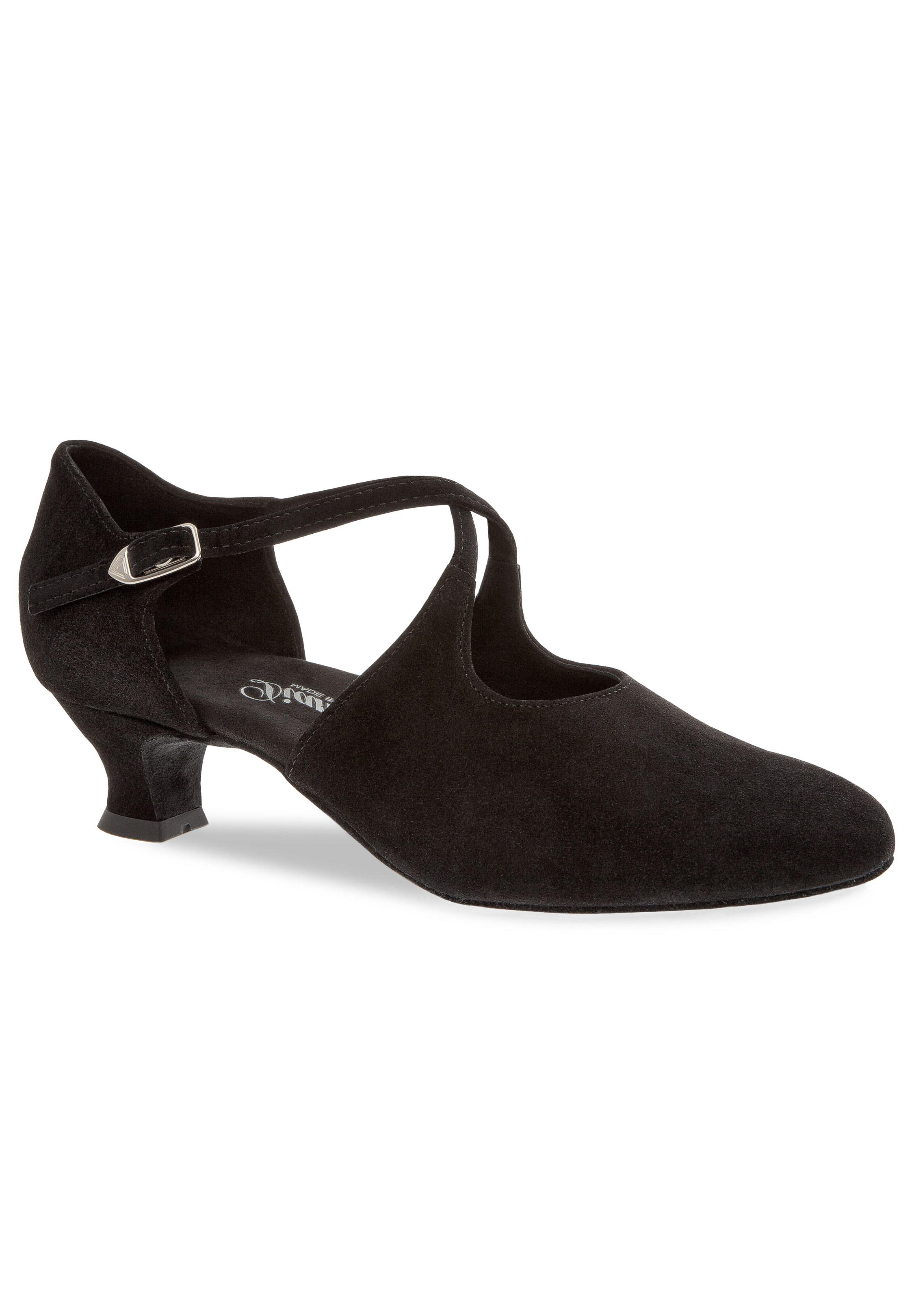 Diamant Ladies Social Shoes 052-112-001-Black Suede