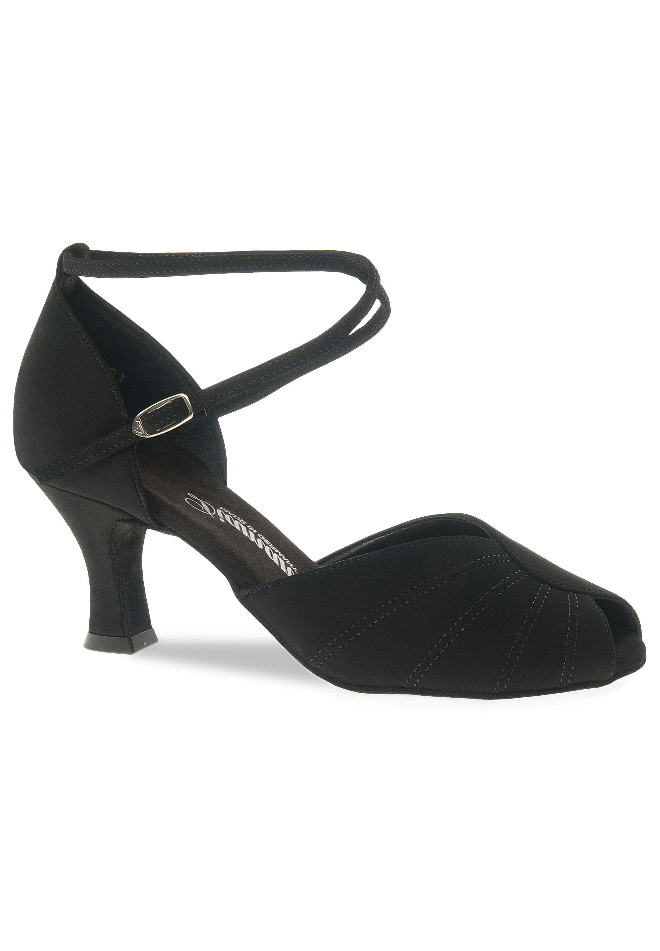 Diamant Tango Dance Shoes 027-060-040-Black Nubuk Synth