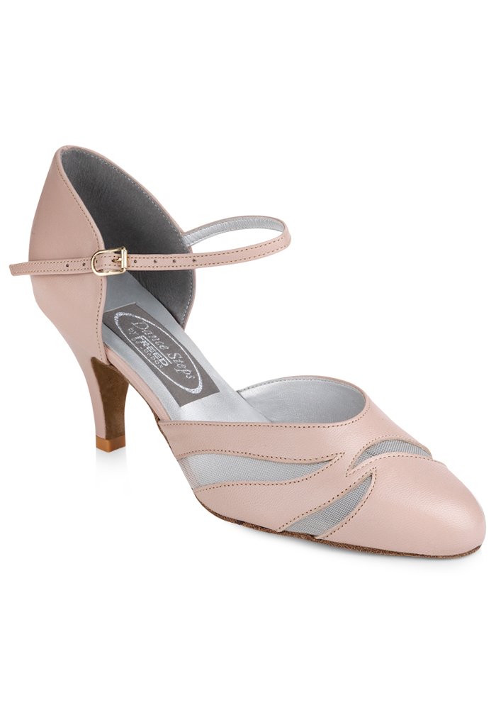 Freed of London Betty Social Dance Shoes-Blush Leather