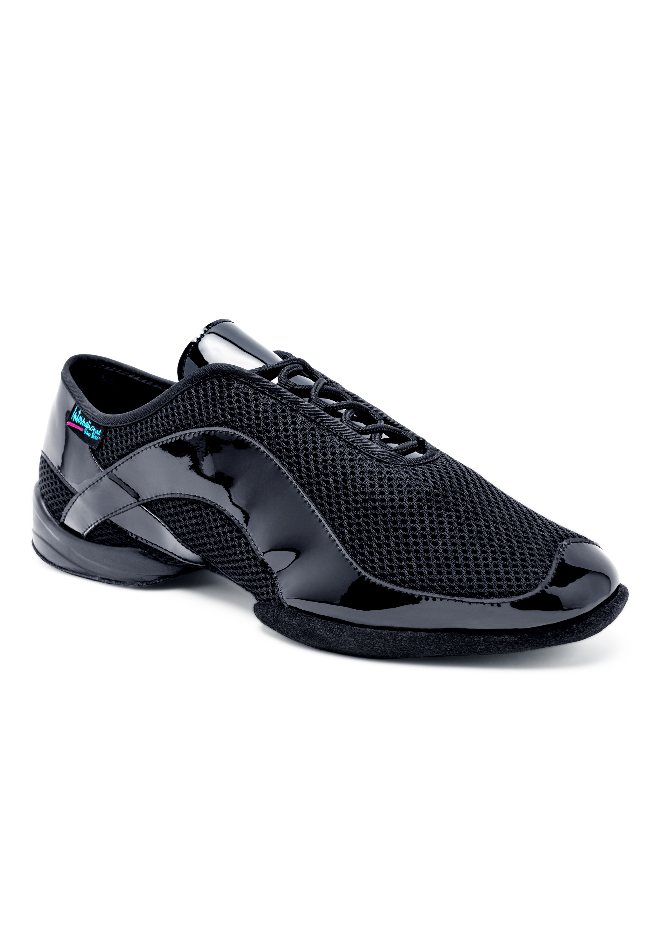 International Dance Shoes IDS Tempo-Airmesh / Black Patent