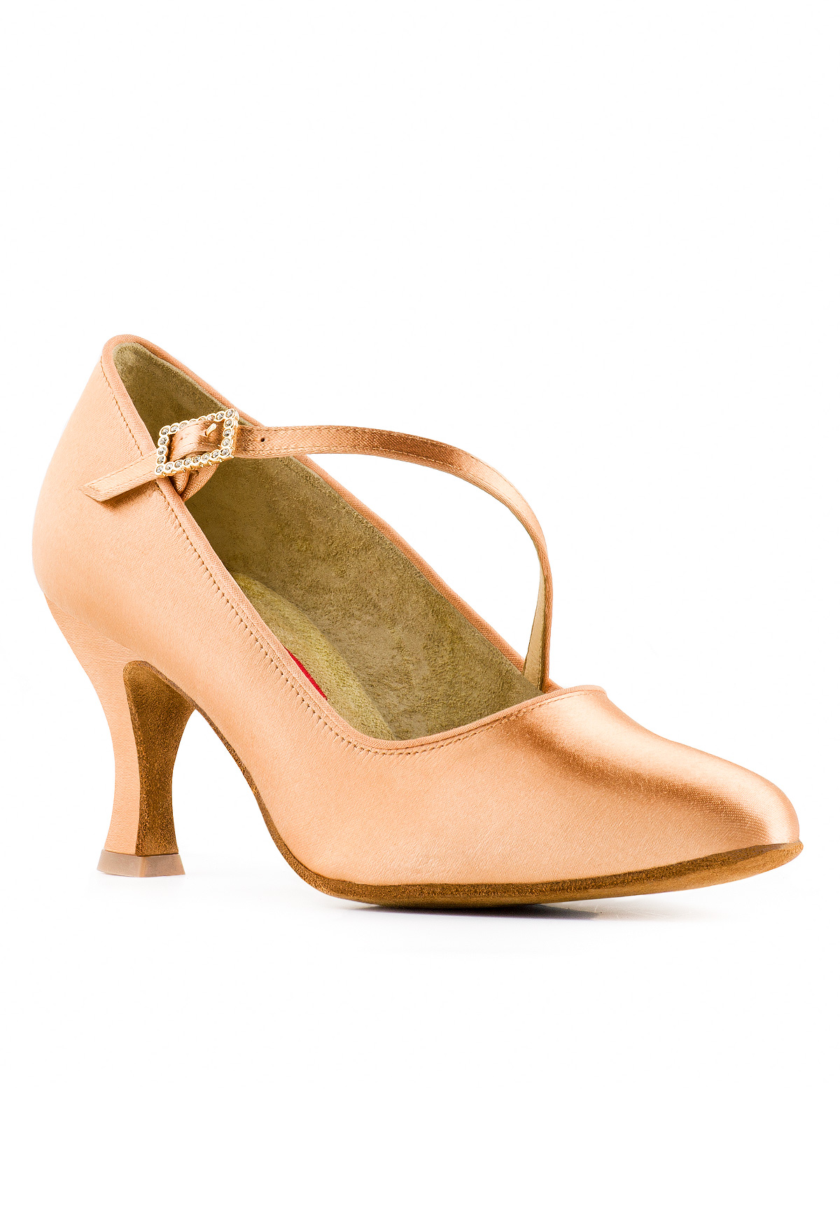 Paoul 1053 Court Shoes-Flesh Satin