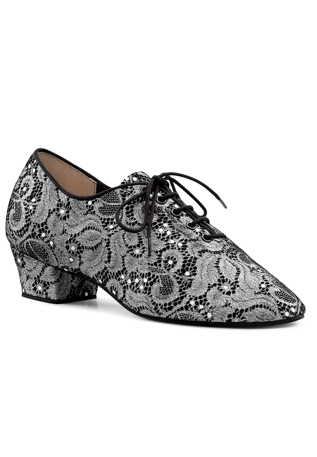 Paoul 140 Ladies Practice Shoes-Black Lace