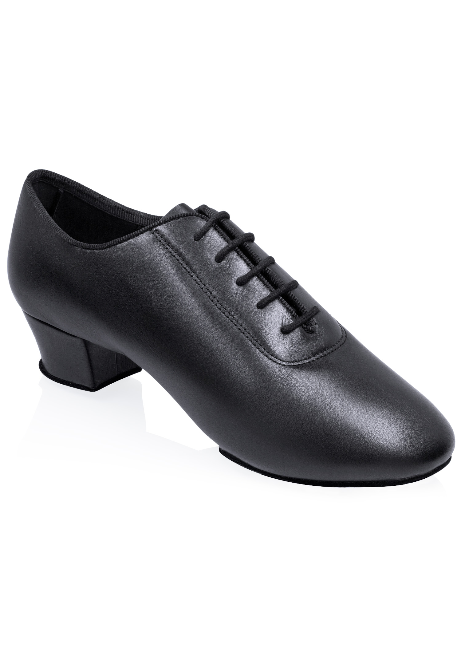 Ray Rose Ash Mens Latin Shoes-Black Leather