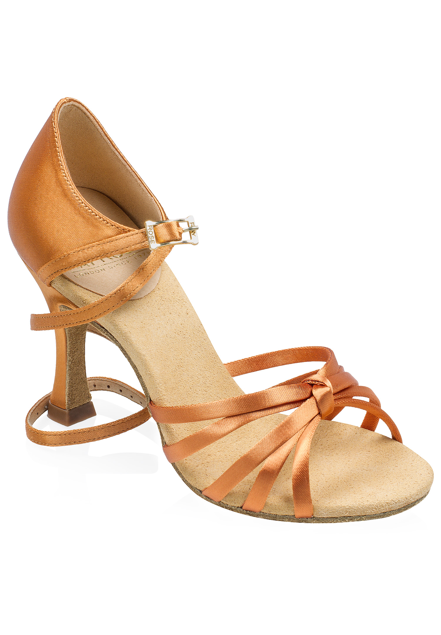 Ray Rose Drizzle Latin Shoes 825-X-Light Tan Satin