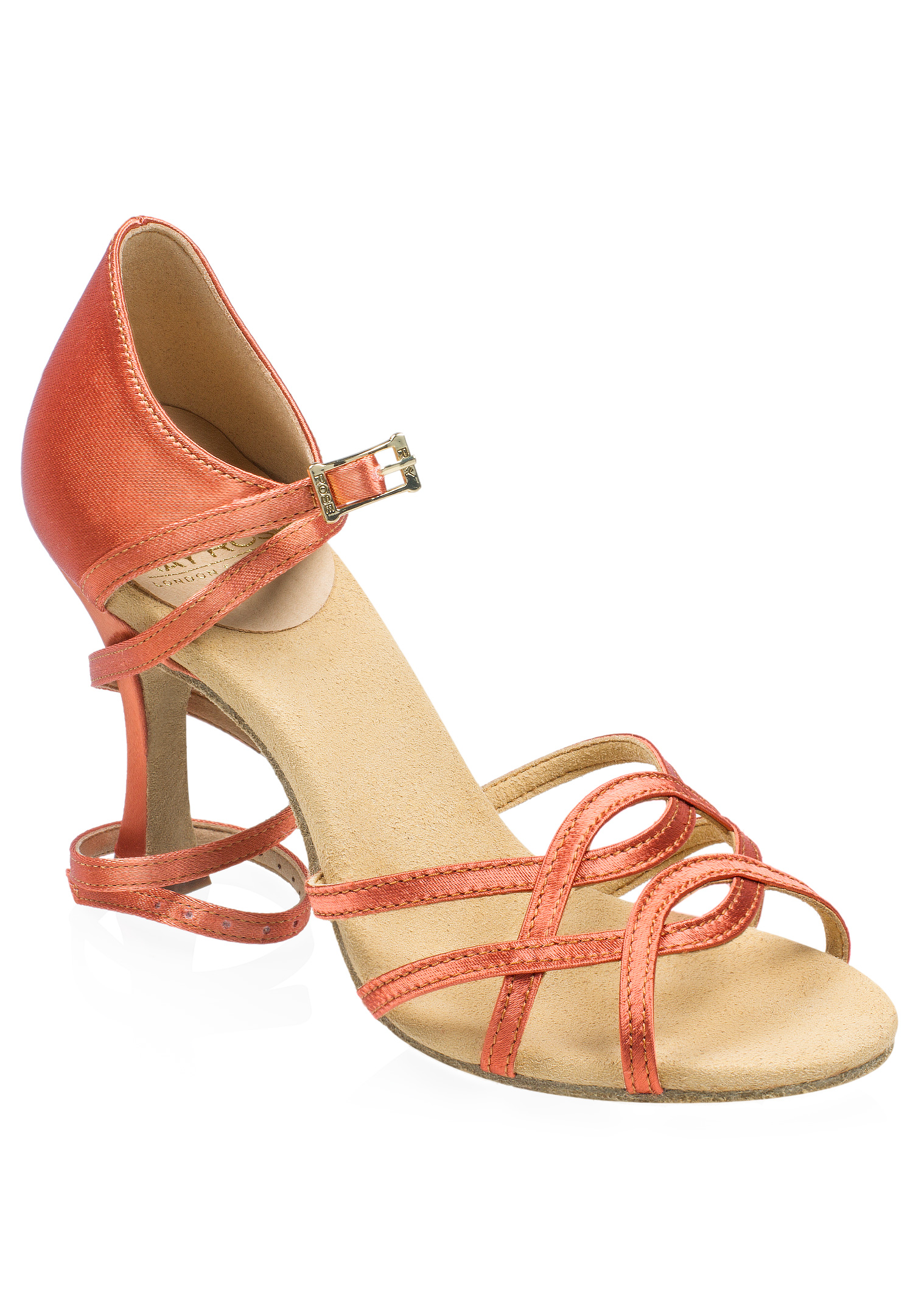 Ray Rose Gobi 840-Dark Tan Satin