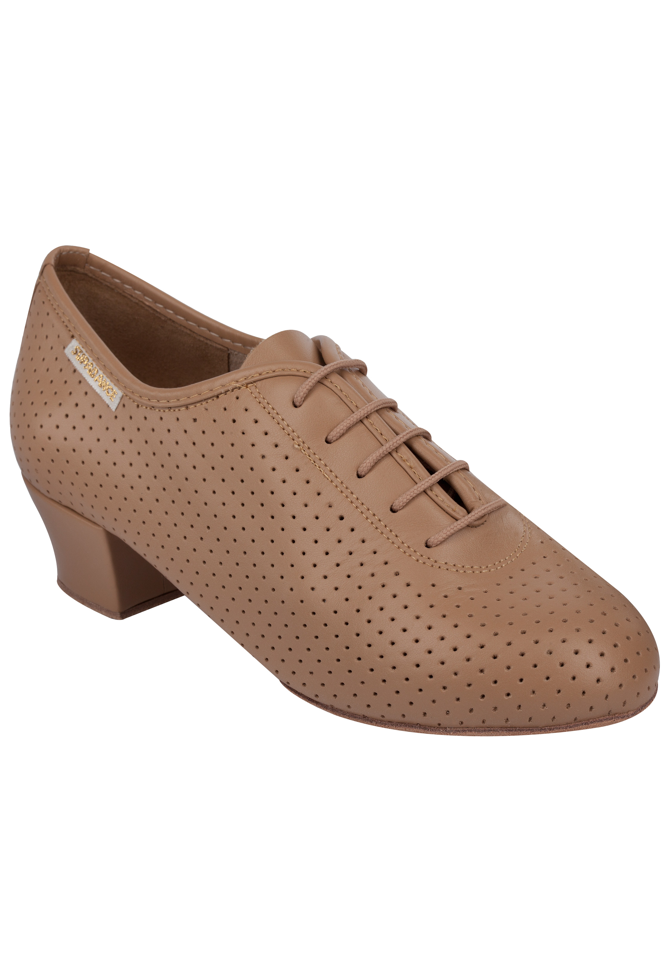 Supadance 1326-Flesh Perforated Leather
