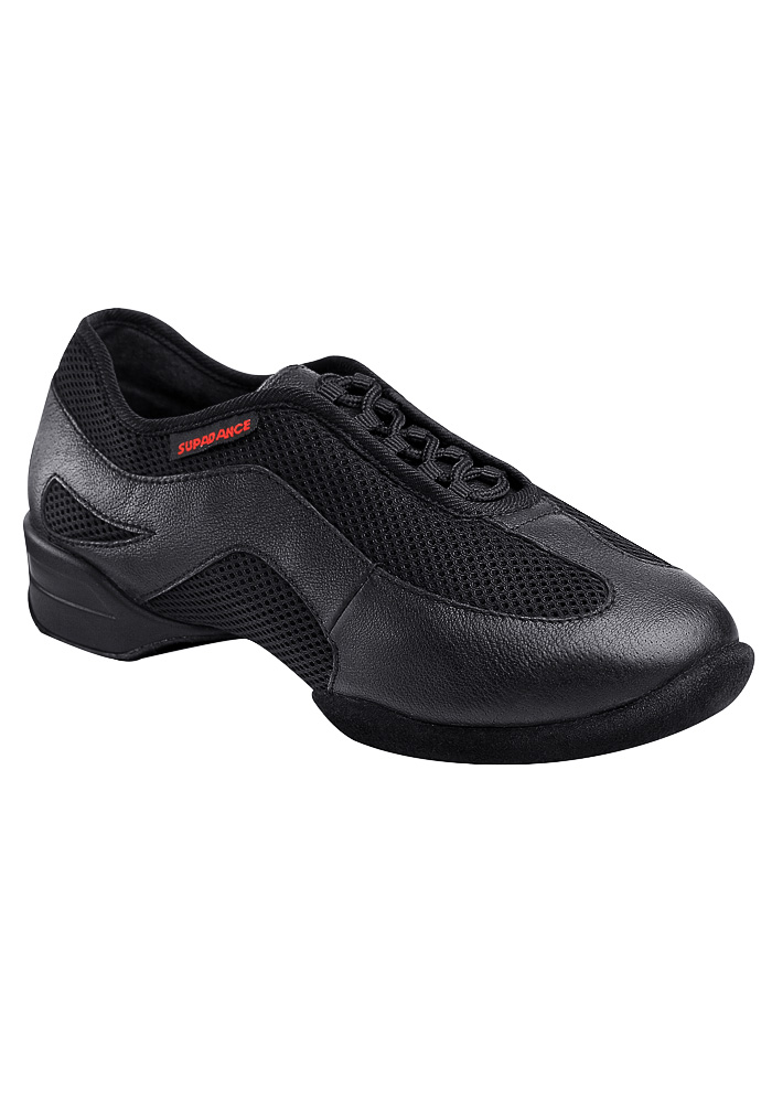 Supadance 8010-Black Leather & Mesh