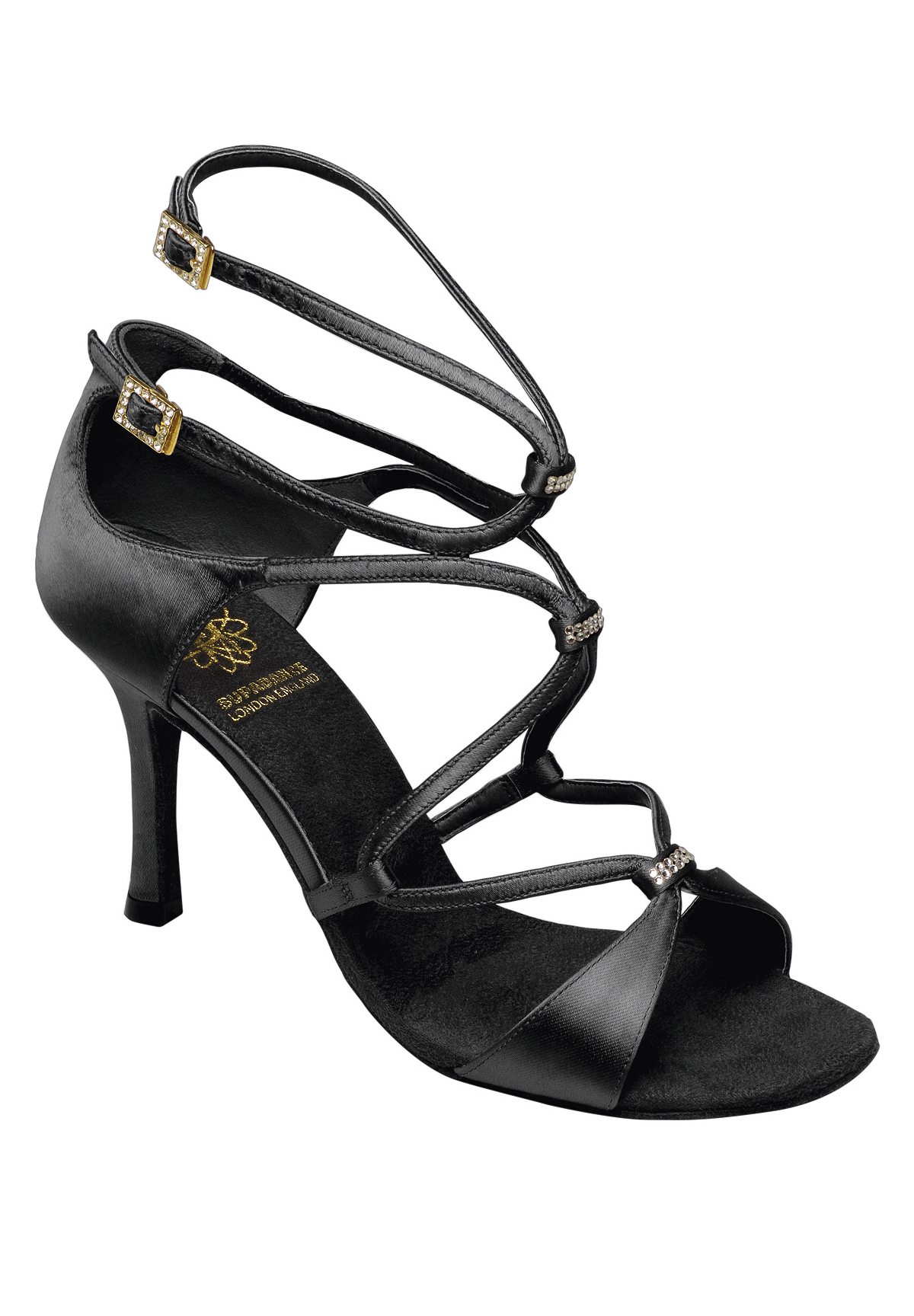 Supadance 1062-Black Satin