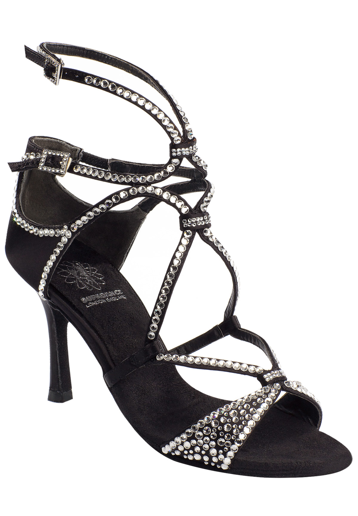 Supadance 1082-Black Satin