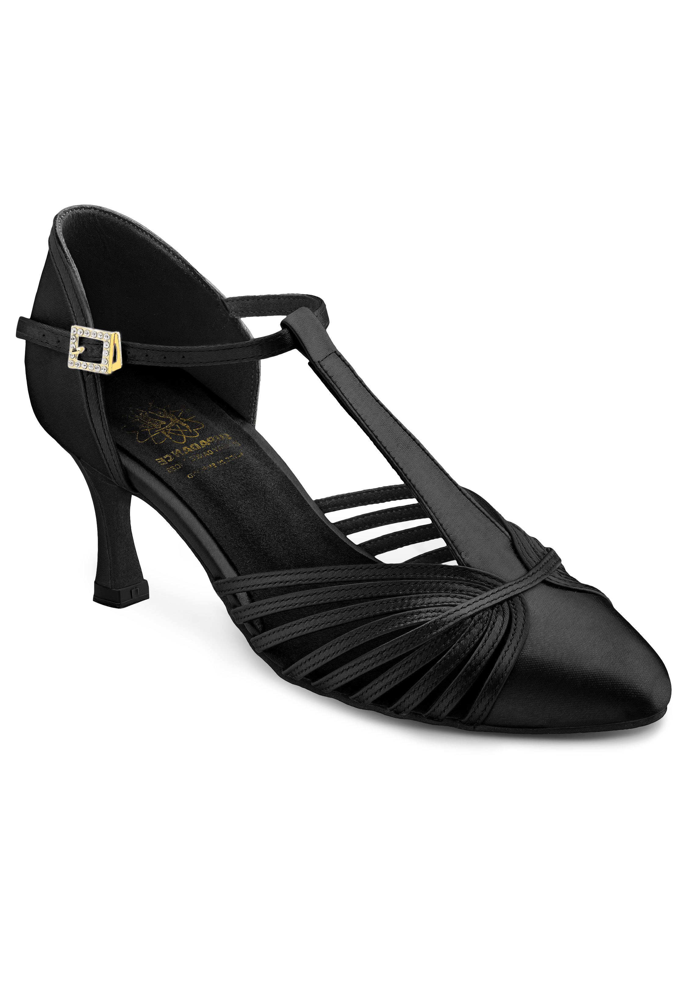 Supadance 1534-Black Satin