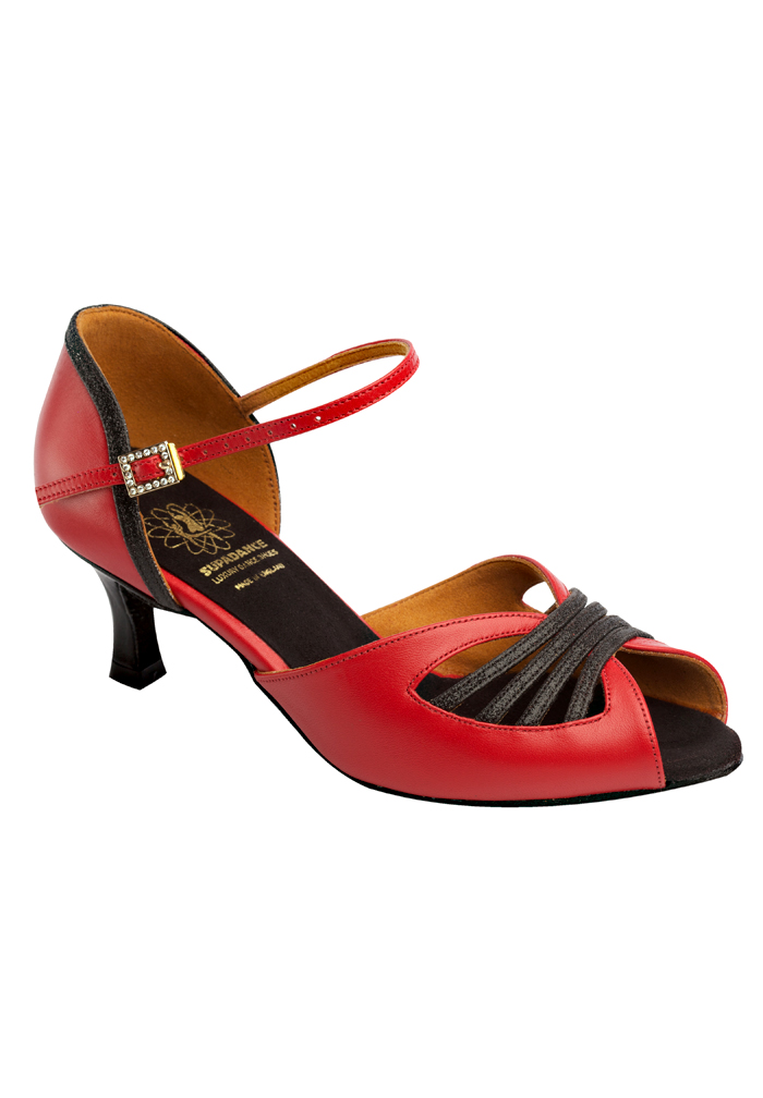 Supadance 1536-Black/Red Leather