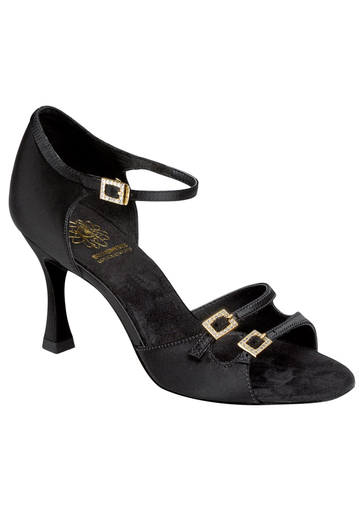 Supadance 1616-Black Satin