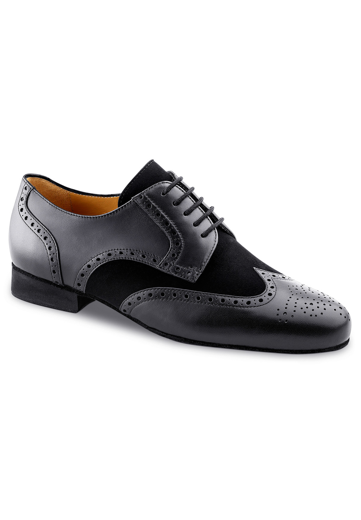 Werner Kern Remo 28052 Dance Shoes-Black Nappa/Black Suede