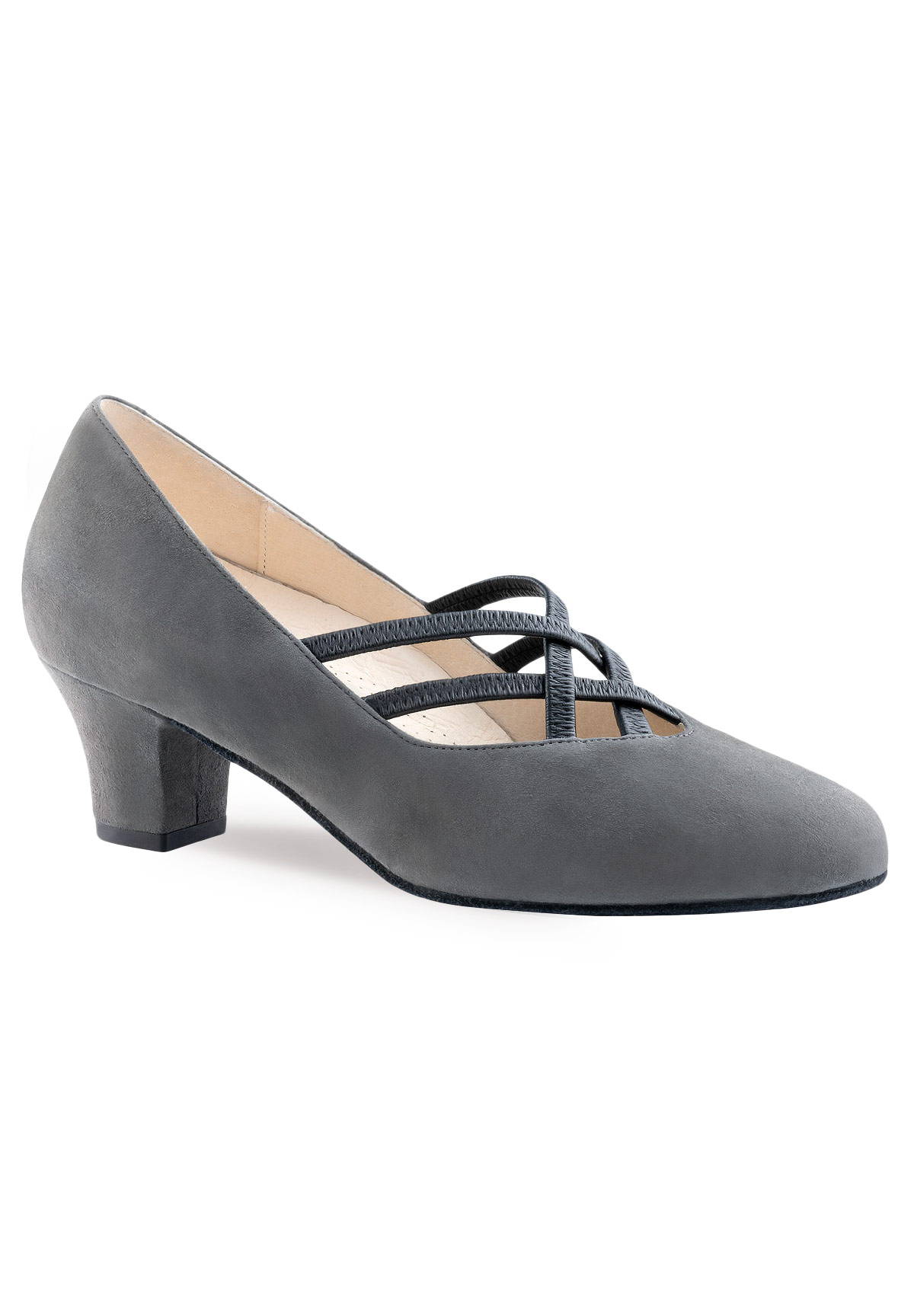 Werner Kern Anke Dance Shoes-Grey Suede