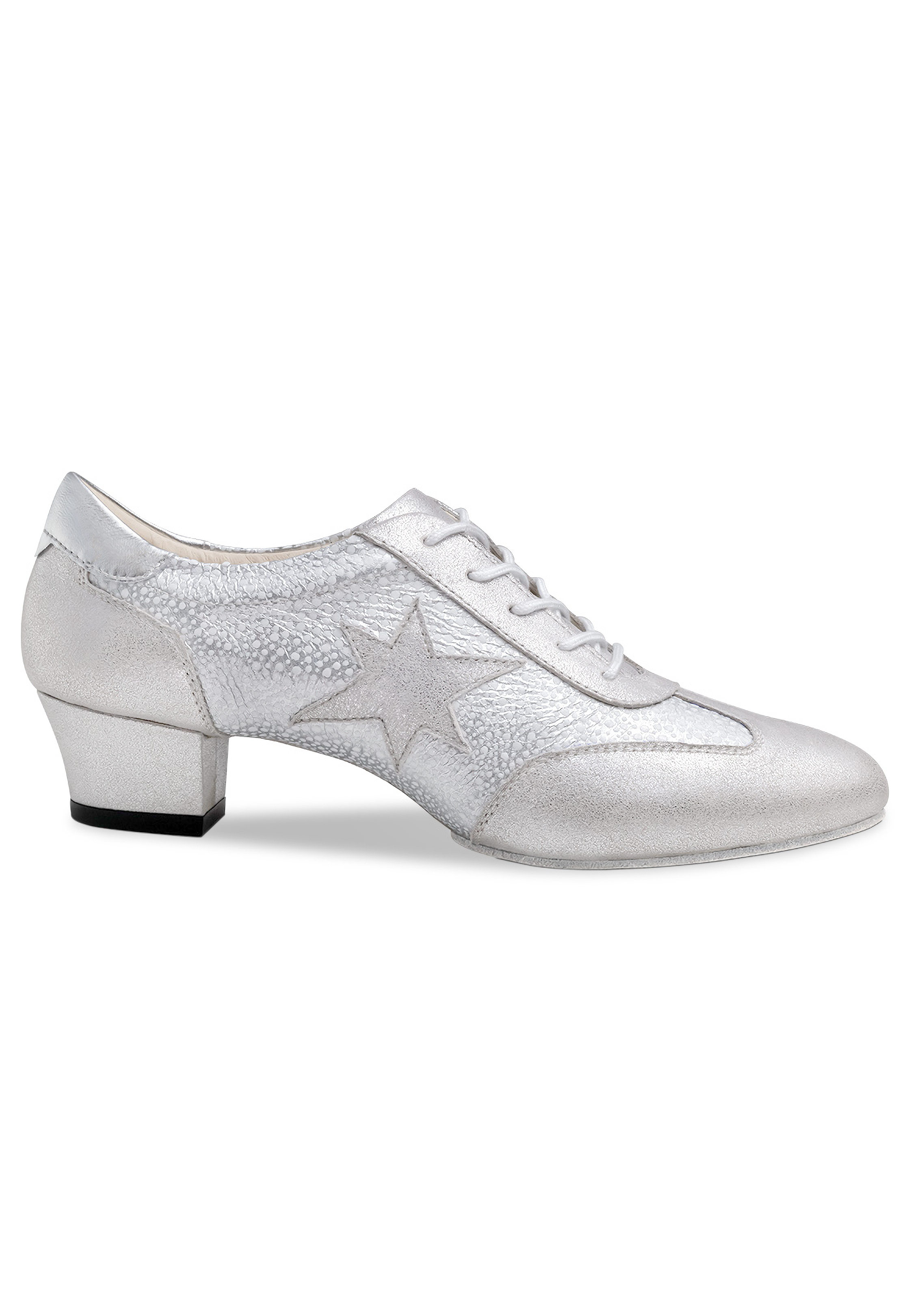 Werner Kern Ariana Ladies Practice Shoes 	 	 	-Perl Silver/White-Silver Nappa