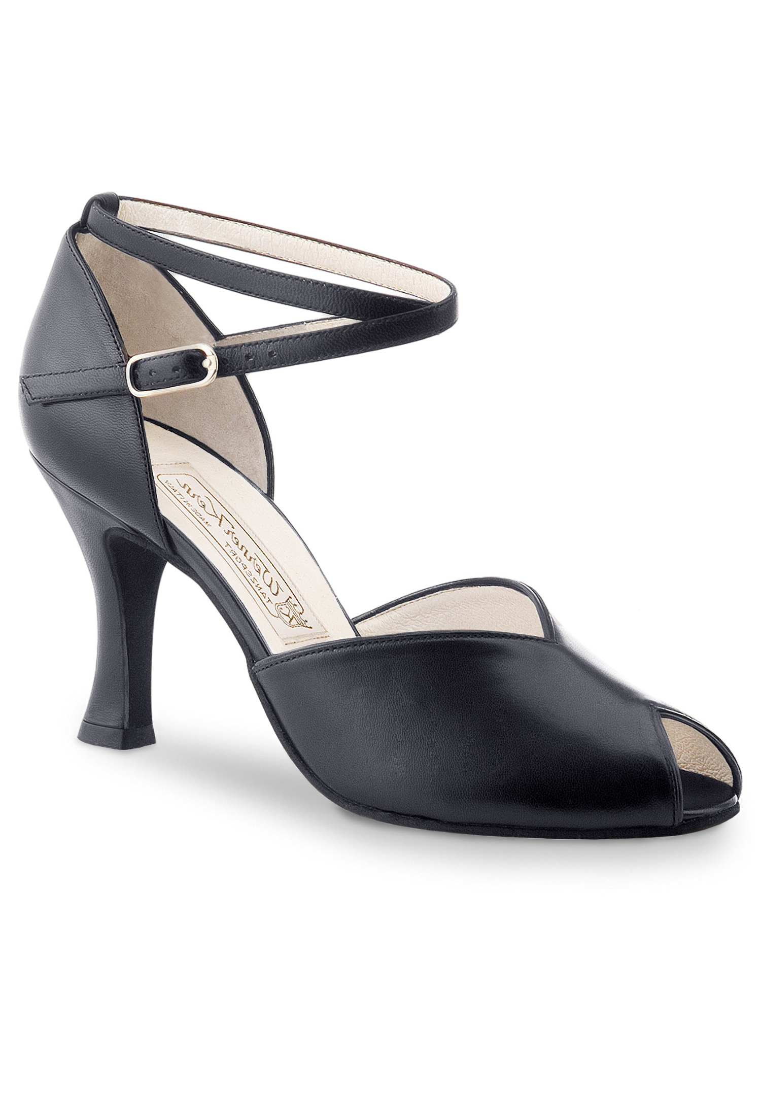 Werner Kern Asta Social Dance Shoes-Black Nappa