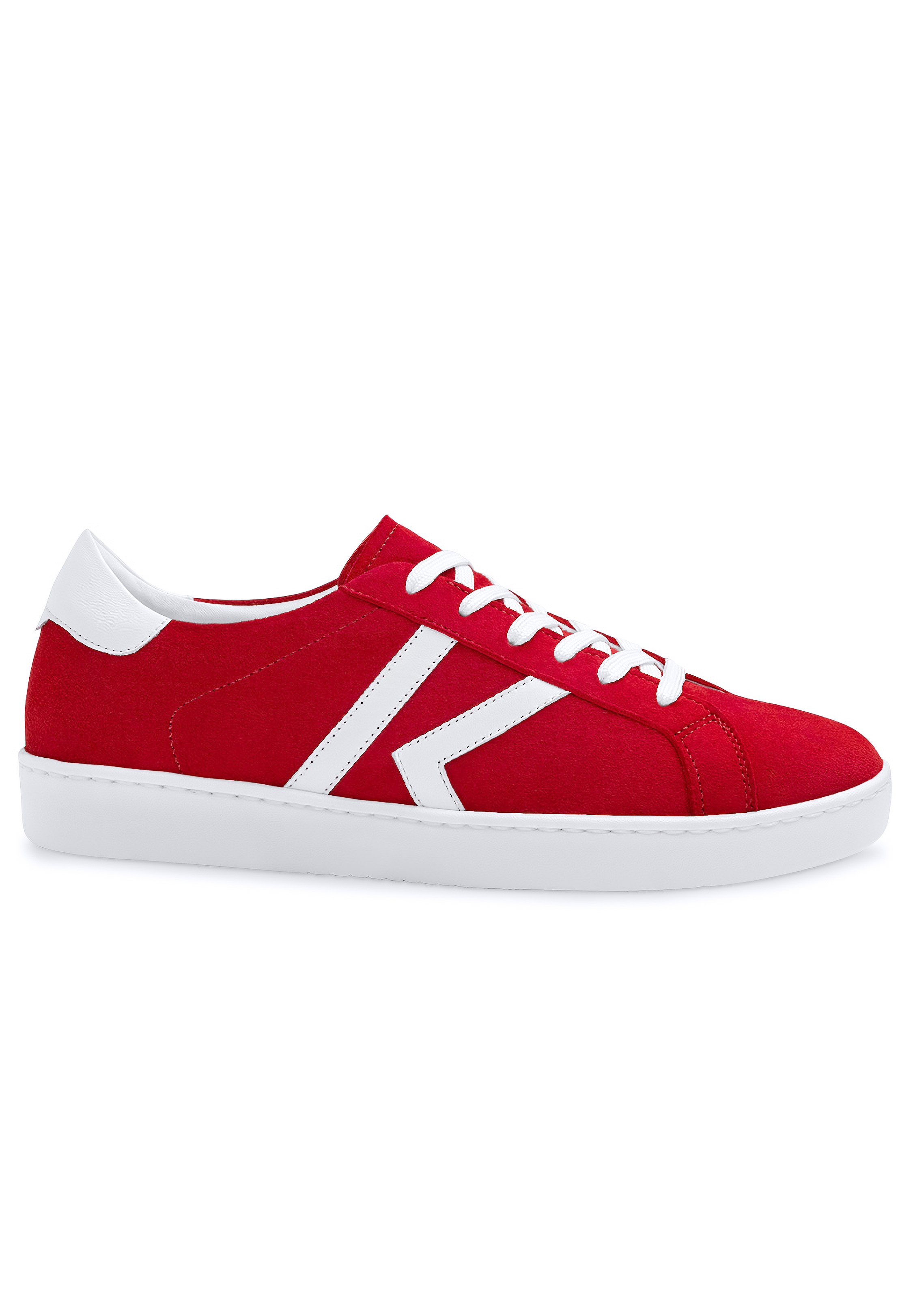 Werner Kern Darcey Ladies Dance Sneakers-Red Suede/White Nappa