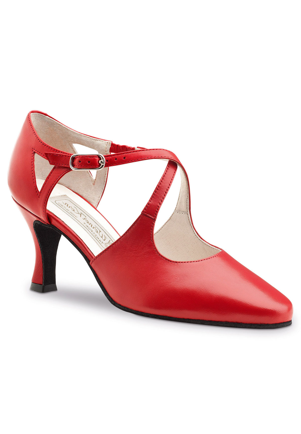 Werner Kern Ines Social Shoes-Red Nappa
