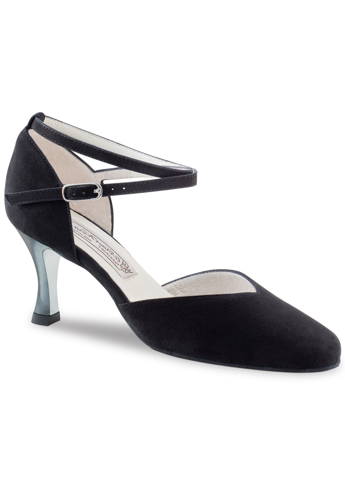 Werner Kern Melodie Social Shoes-Black Suede