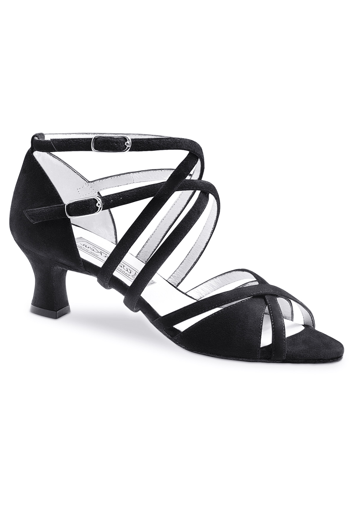 Werner Kern Niki Salsa Shoes-Black Suede