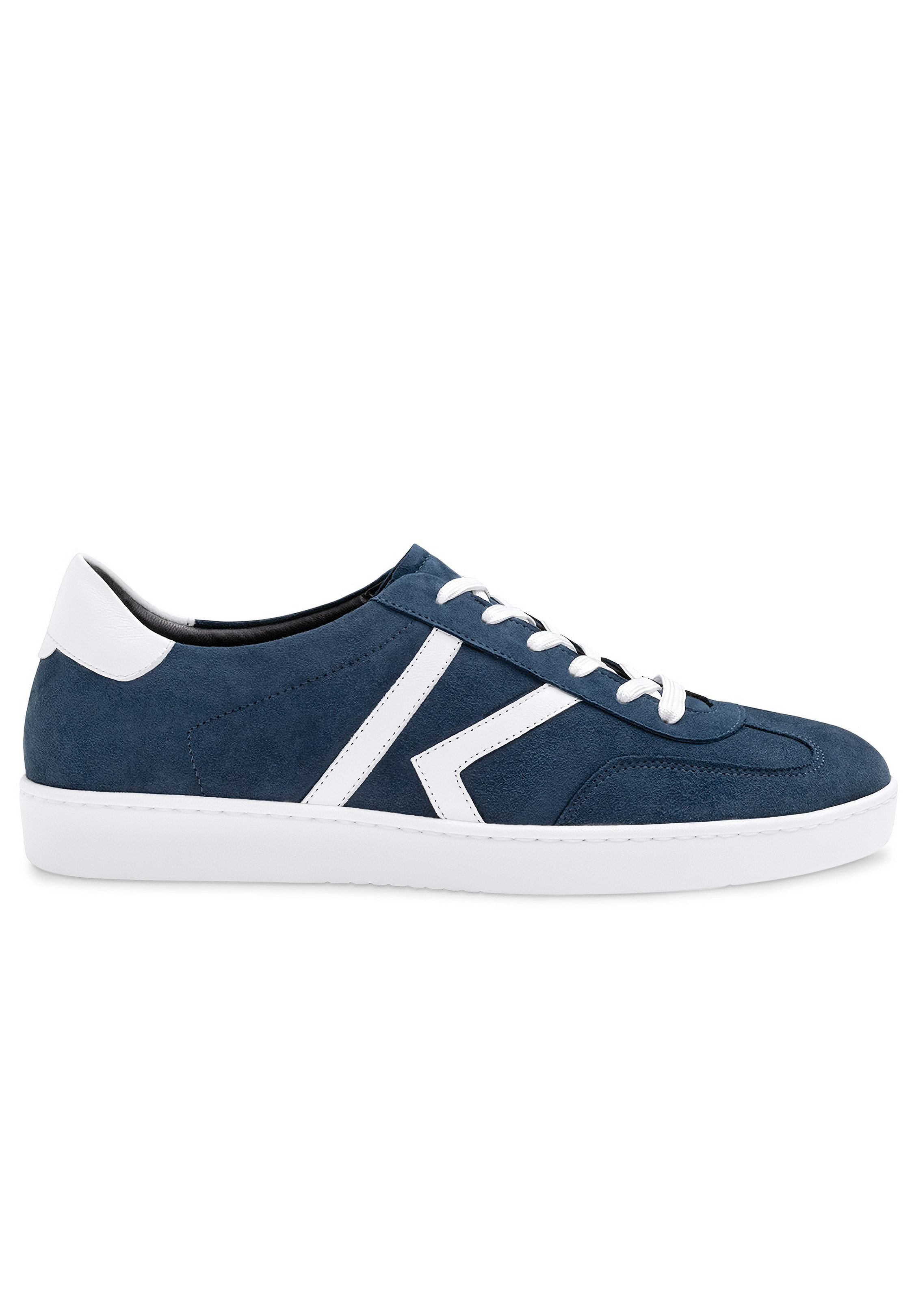 Werner Kern Salerno 28074 Mens Dance Sneakers -Denim Suede/White Nappa