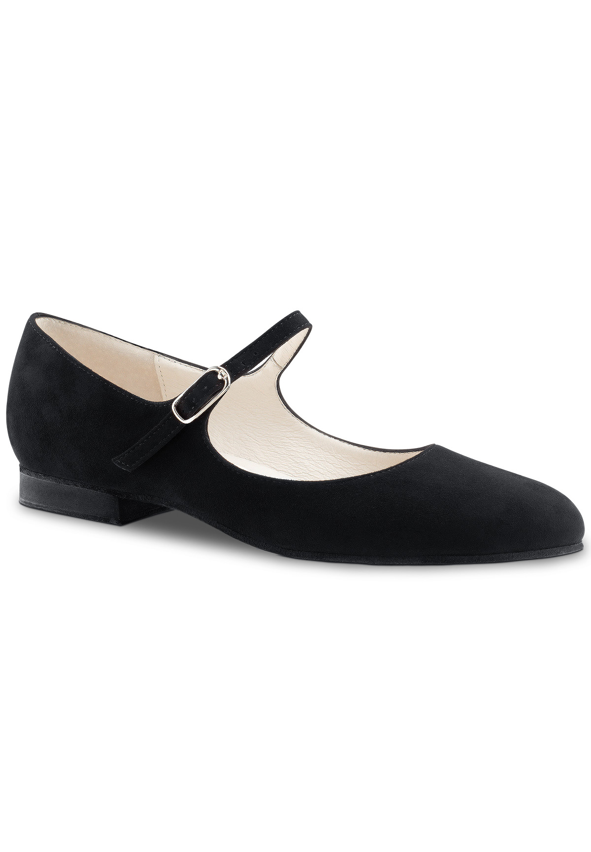 Werner Kern Vega Flat Dance Shoes-Black Suede
